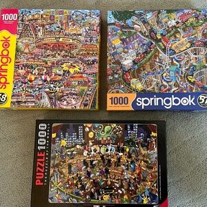 Puzzle Bundle, 3 Assorted, 1000 Piece